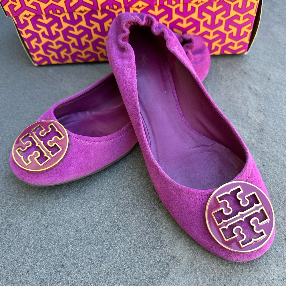 Tory Burch Iconic Reva Flats - Picture 7 of 9